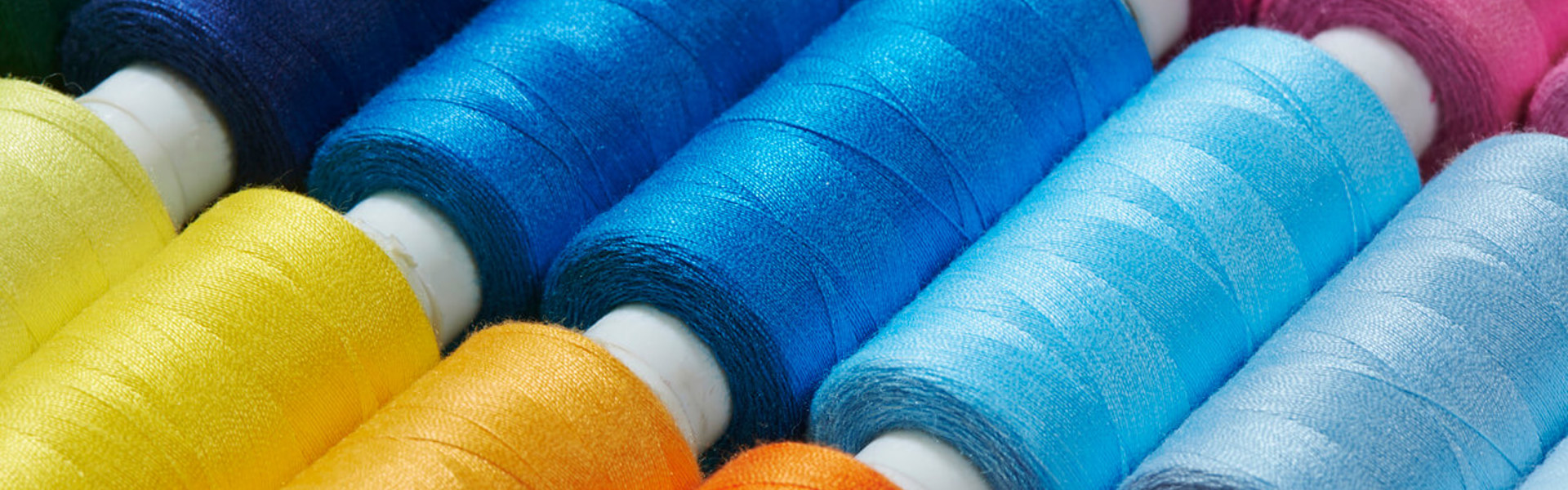 A set of colourful threads