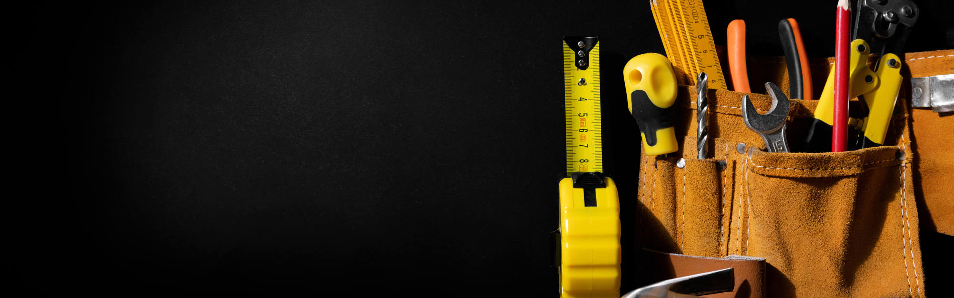 A tool bag full of tools for DIY activity